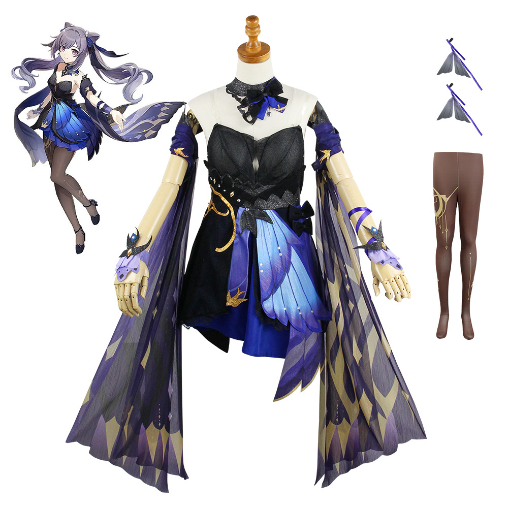 2022 ο  Genshin Impact Keqing ڽ ǻ Genshin Ke Qing Dress Impact Keqing  ڽ ҷ īϹ Ʈ